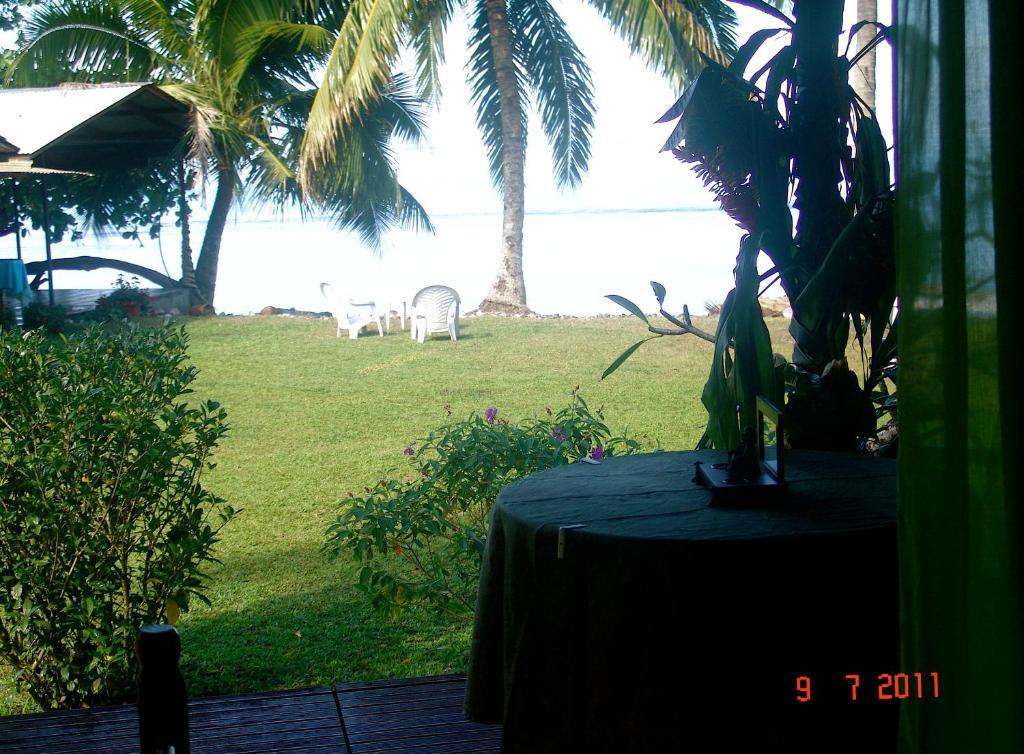 Tauhanihani Village Lodge La Vague Bleue Teahupoo Buitenkant foto